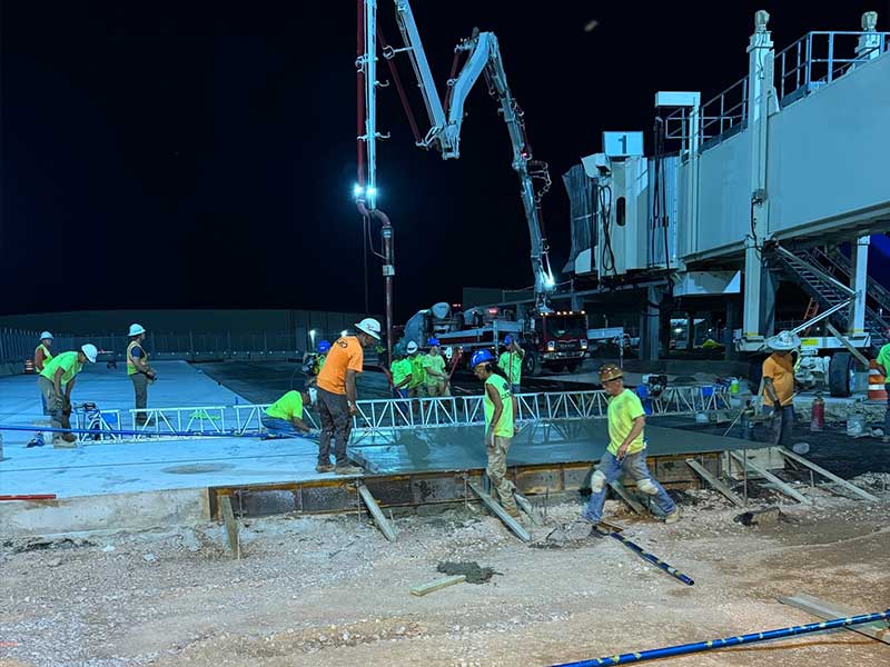 LRC Crew at Airport | Rapid City Contractors